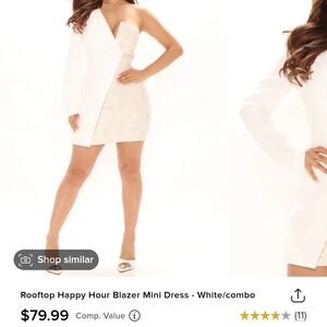 Fashion nova blazer dress